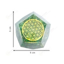 Green Aventurine Orgonite Dodecahedron