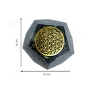 Black Tourmaline Orgonite Dodecahedron