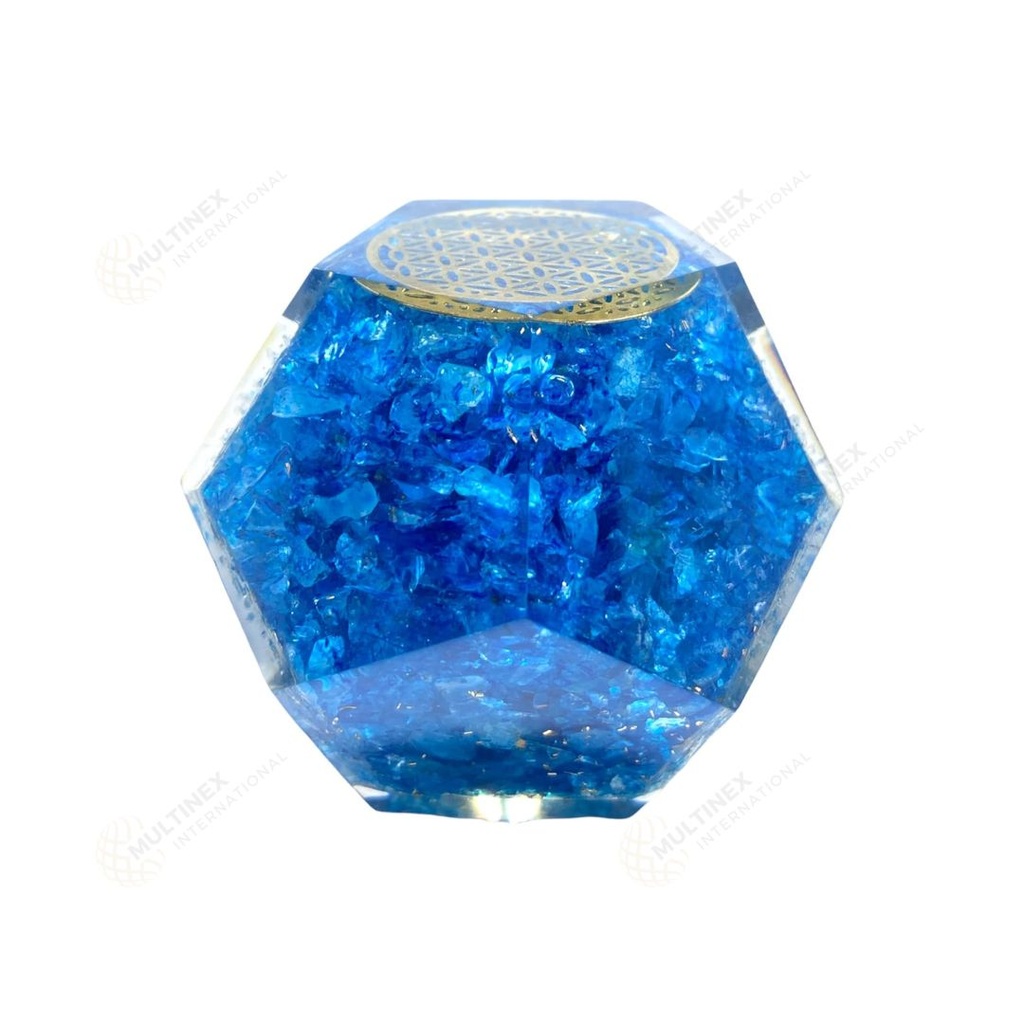 Turquoise Orgonite Dodecahedron