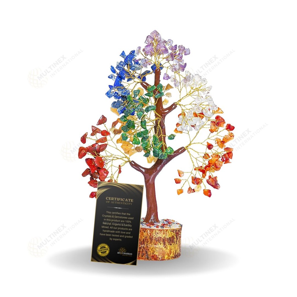 7 Chakra Crystal Tree (300 Stones)