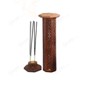 Wooden Incense Holder (Hex Tower)