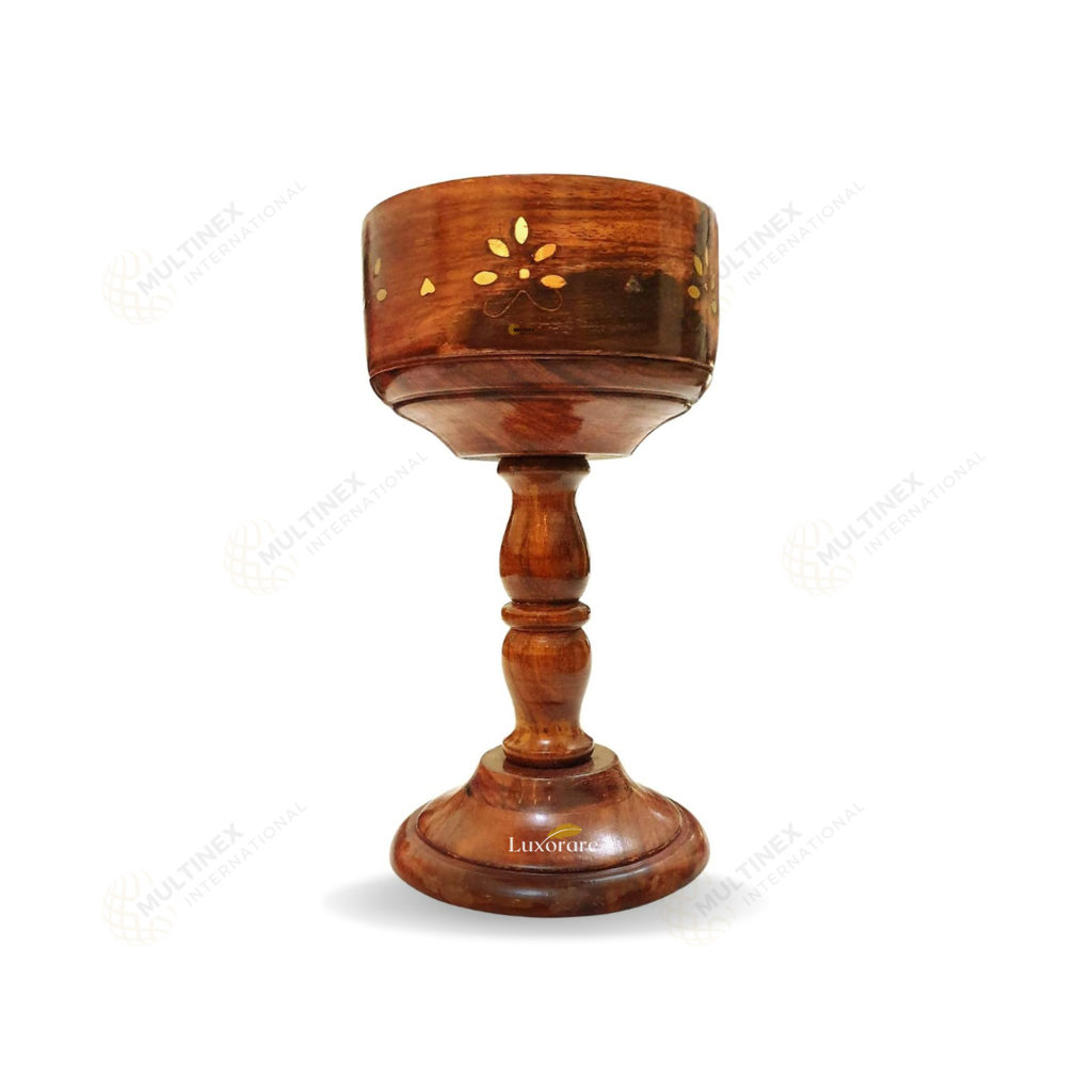 Wooden Incense Holder (Round)