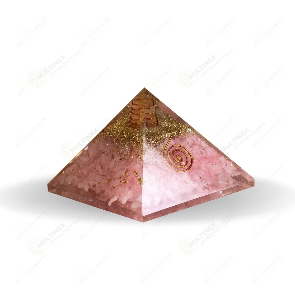  Rose Quartz Orgonite Pyramid
