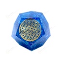 Turquoise Orgonite Dodecahedron
