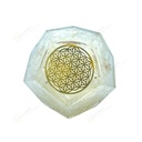 Selenite Orgonite Dodecahedron