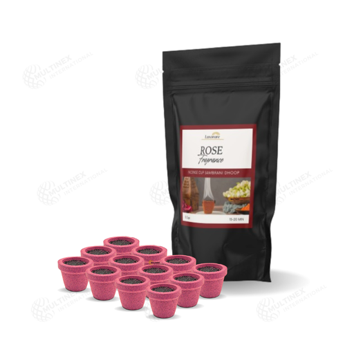 [MI-SIC02] Rose Sambrani Incense Cup
