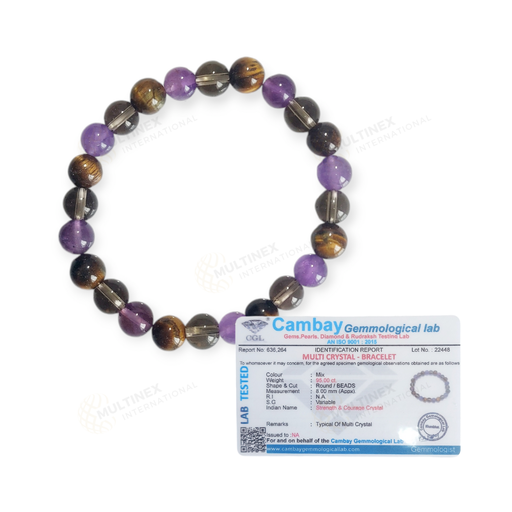 Strenght & Courage Crystal Bracelet