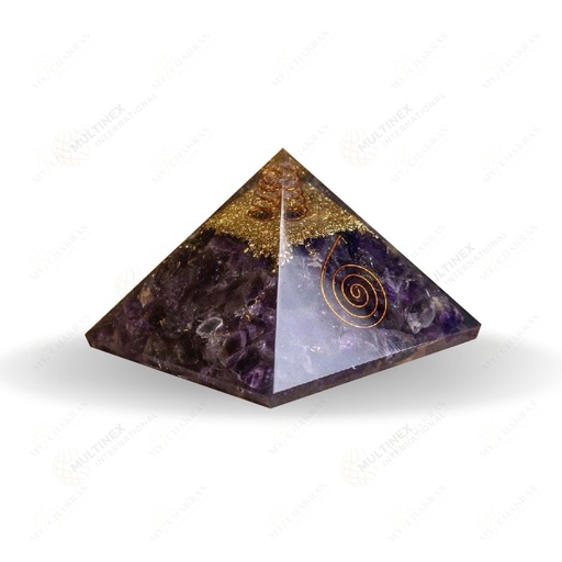 Amethyst Orgonite Pyramid