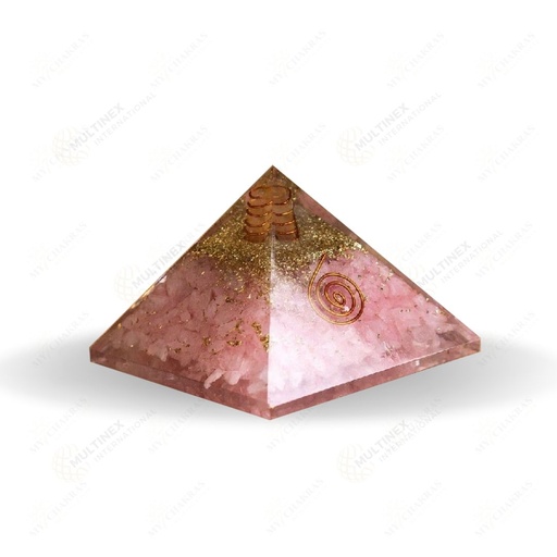  Rose Quartz Orgonite Pyramid