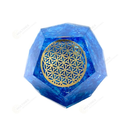Turquoise Orgonite Dodecahedron