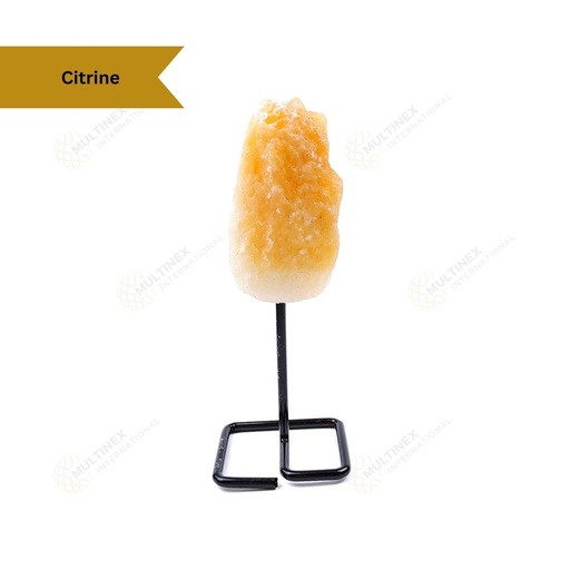 Citrine Raw Stone on Stand