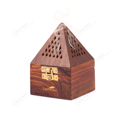 [MI-WISP01] Wooden Incense Holder (Pyramid)